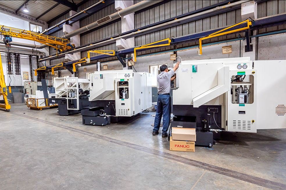 Home 14 CNC machine shop interior