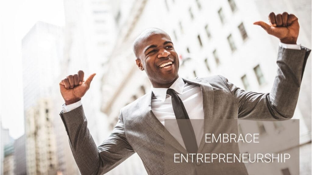 Fire Your Boss: Embrace the Freedom of Entrepreneurship 7 happy black man in suit